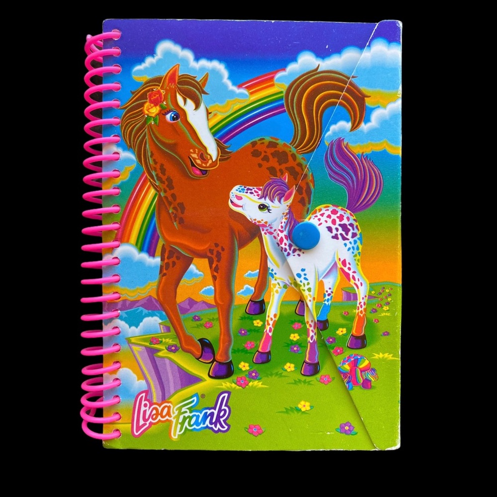 Lisa frank rainbow chaser snap journal